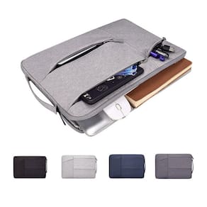 Bolsa para laptop de lona repelente de água de 13-15 polegadas