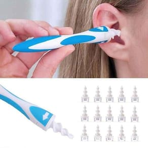 Espiral de silicone Ceroax Remover, Ear Cleaner (Um tamanho)