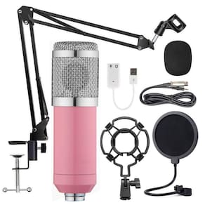 Microfone condensador BM800 com suporte de braço para PC de estúdio