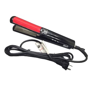 Alisador de cabelo digital cerâmico profissional Flat Iron Bla