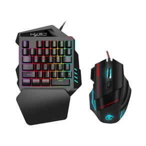 Teclado mecânico Gamer Mouse Mini 35 teclas para uma mão