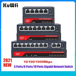 Switch Gigabit de 58 portas Ethernet de alto desempenho Smart Switc