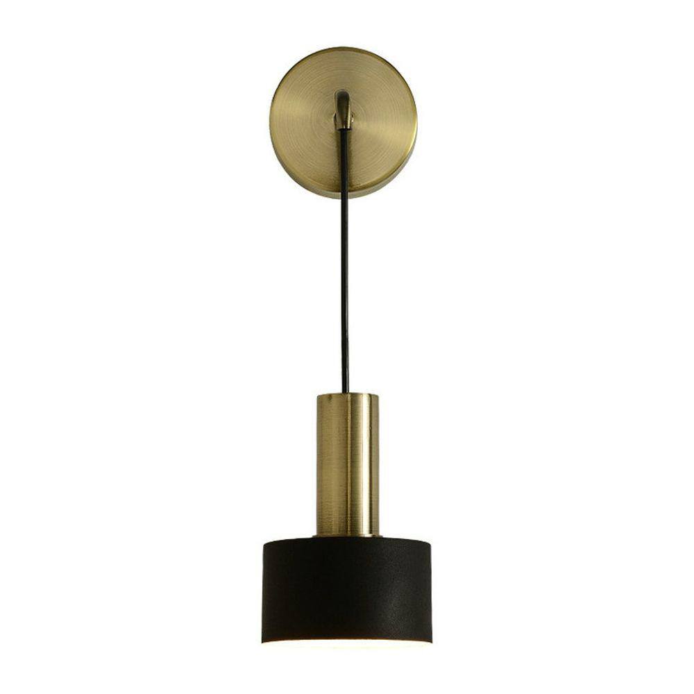 Luminária de parede Nordic Plating Iron PEA23-Black Bedroom