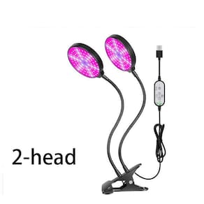 Luz de planta USB, regulável por hora USB, ajustável para o crescimento da planta