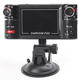 Câmera DVR de carro Full HD 1080P com lente dupla, visão noturna de 2,7"