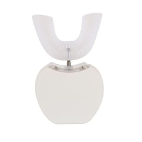 360° Sonic Silicone Escova de dentes elétrica branca