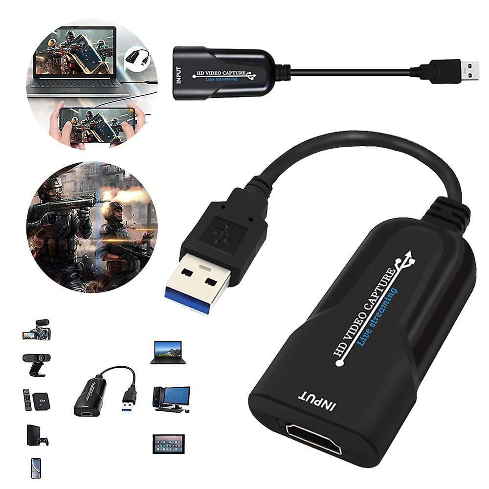 Placa de captura de vídeo 1080p HDMI para USB 3.0 Recorder HD Game /
