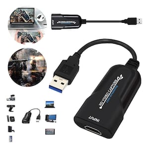 Placa de captura de vídeo 1080p HDMI para USB 3.0 Recorder HD Game /