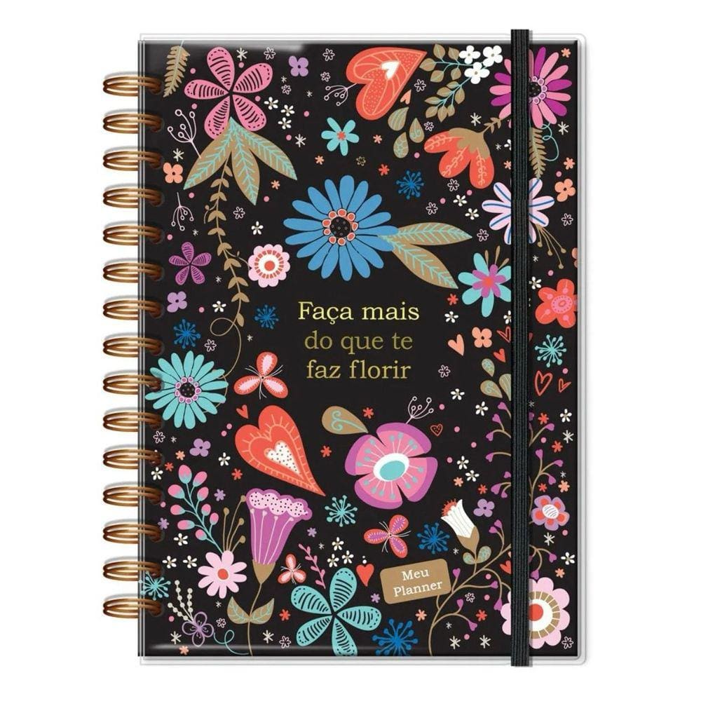 Planner Permanente M Fiore 112 Fls 12 Divisórias 134mm X 205mm