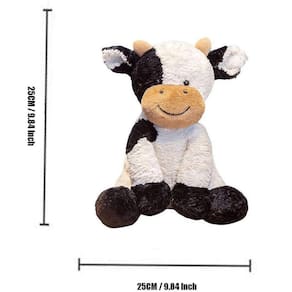 25cm vaca cartoon boneca travesseiro de pelúcia animal de pelúcia boneca bonito