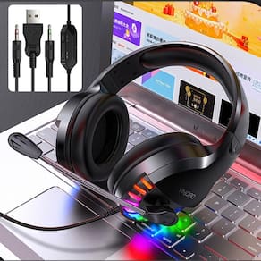 YINDIAO fone de ouvido para jogos com fio com microfone