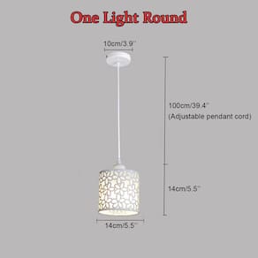 Lâmpada de teto Luminária pendente LED Pight Petal Flower