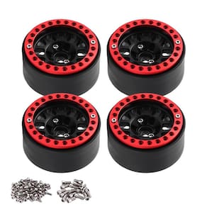4pcs metal 1.9 polegadas beadlock rim wheel hub fit 1.9 pneus para