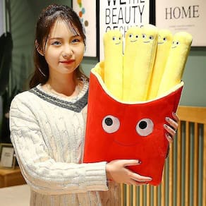 50cm Adorável batata frita Animais de pelúcia brinquedos de pelúcia Real Lif