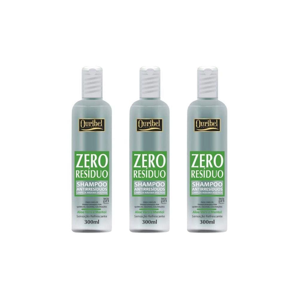 Shampoo Ouribel Antiresiduos 300Ml - Kit C/3Un