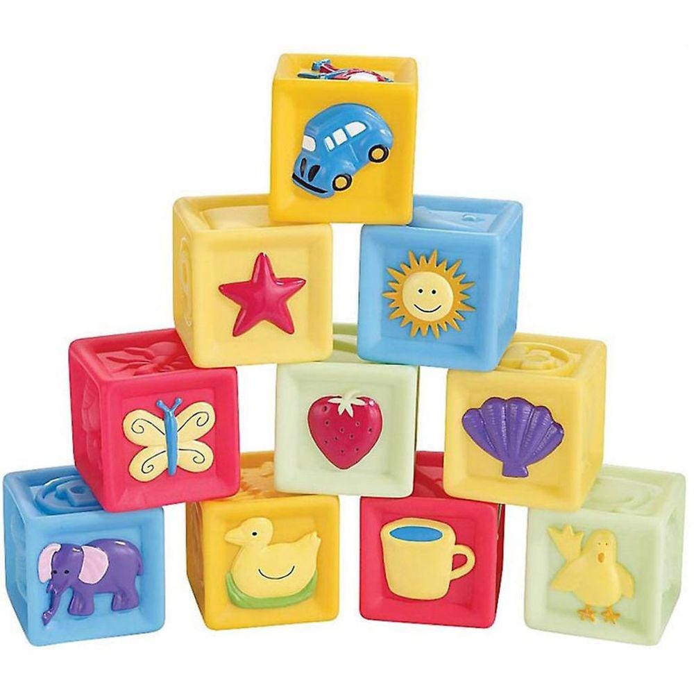 10 pcs Baby Learning Blocks (Um tamanho)