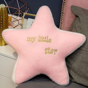 Cute Sky Series Almofada Estrela Recheada Brinquedos Almofada Macia (Rosa)
