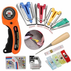 Viés de tecido Binding Tape Kit Ignition Tape Kit de costura e Qu