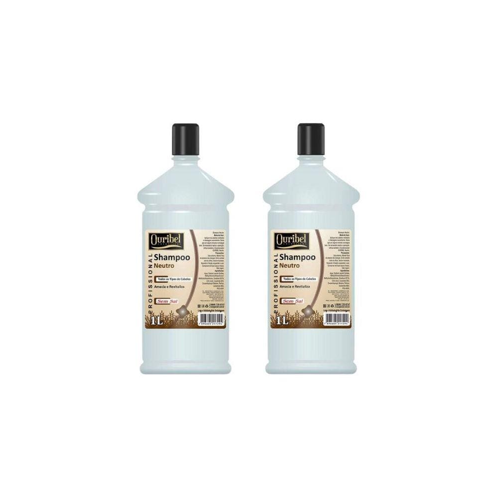 Shampoo Ouribel 1000Ml Neutro - Kit C/2Un