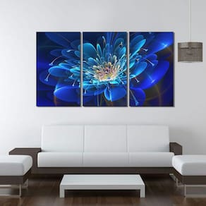 Imagem decorativa 3 peças sem moldura 30*60*3