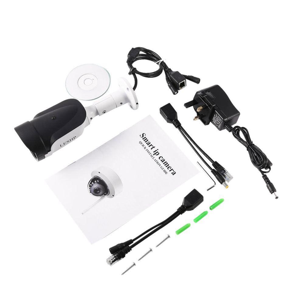 Leshp 960P HD com fio ao ar livre Ip66 impermeável 1.3MP Camera 6pc