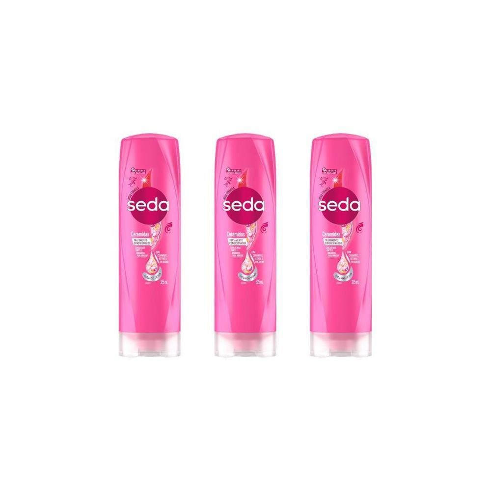 Condicionador Seda 325Ml Ceramidas-Kit C/3Un