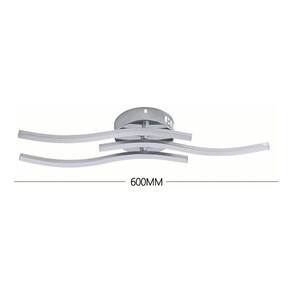Candeeiro LED de Iluminação de Teto 18W x 3 Barras 35 cm