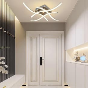 18W 4-Light Acrílico Moderno LED Ceiling Light Luminária