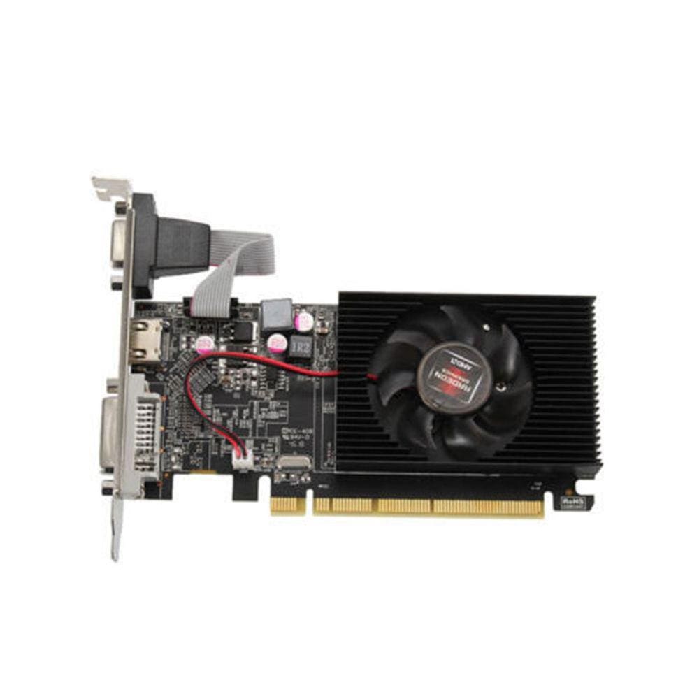 Placa gráfica robusta HD6450 2GB DDR3 Placa de vídeo independente