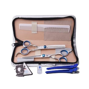 Conjunto de tesouras de cabelo Chu Flat Tooth 15cm - XK01