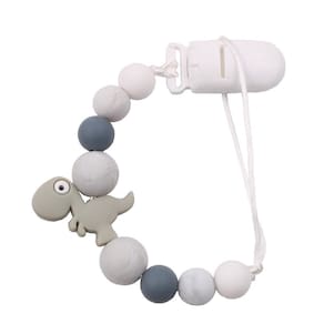 Bebê chupeta clipe brinquedos de grau alimentício silicone anti-gota cadeia