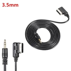 AU 1.1M 3.5MM Audio Music Interface Adapter Cabo AUX A