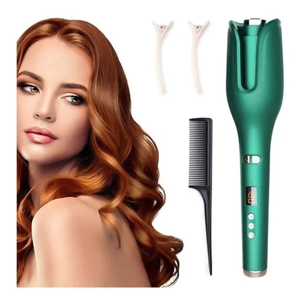 Modelador de cabelo cerâmico com LCD e íon negativo