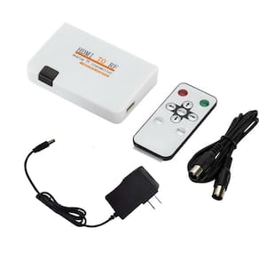 Adaptador Conversor Coaxial HDMI para TV HDMI para Rf Signa