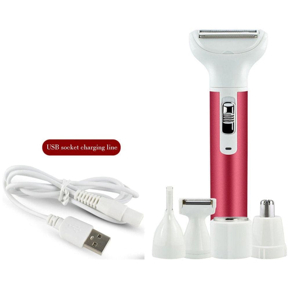 Barbeador portátil  para lábios e axilas