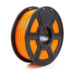 Laranja# Filamento para impressora 3D, 1.75mm, carretel de 1kg, Filamento Cons