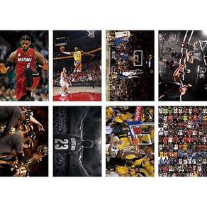 James Nba Basquete HD Posters 8 PCS (Um tamanho)