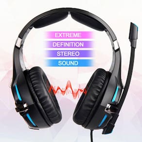 Fone de ouvido para jogos de 3,5 mm com microfone