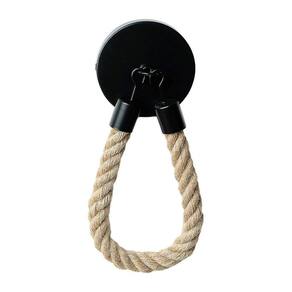 Corda vintage corda Toilet Paper Holder Tecido montado na parede