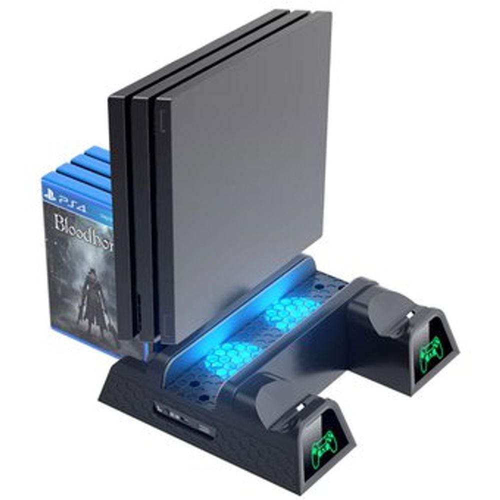 Dual Charger Cooling Rack PS4 PS4 Slim PS4 Pro um