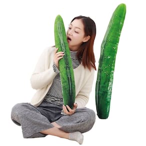 1pc 50/70/110cm enorme simulação criativa pepino pelúcia brinquedo