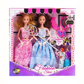 Conjunto de moda de boneca Barbie com movimento ilimitado de 32 cm para meninas