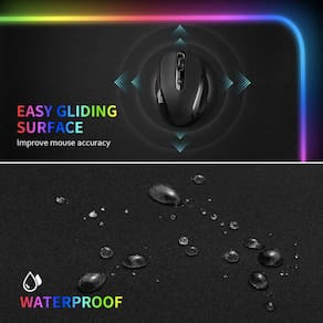 Mouse Pad Computador Mousepads Gamer Rgb Grande