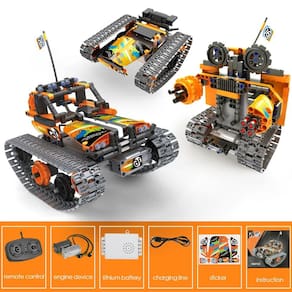 Blocos de construção Toy burgkidz 3 em 1 RC Stunt Car City Technic