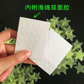 50pcs 3D DIY Noctilucent Estrelas Parede Lua Adesivos Decodificação