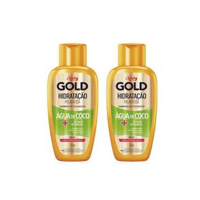 Shampoo Niely Gold 275Ml Agua Coco Hidratação - Kit C/2Un