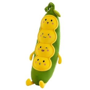 Kawaii planta ervilha boneca de pelúcia para meninas crianças 50cm de alta qualidade