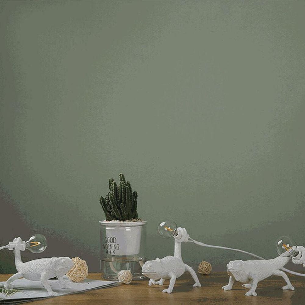 Nordic Style Resina LED Luminárias de Mesa