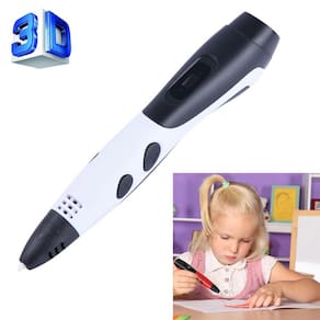 Caneta de impressão 3D Gen 6, filamento ABS/PLA para crianças, desenho DIY