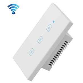 Interruptor de parede inteligente 2A Triple Open Touch AC 90V-250V